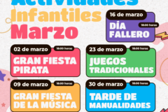 Actividades Infantiles en Plaza Mayor Gandia – Marzo 2024